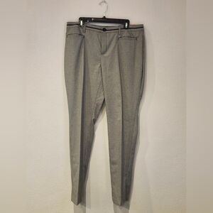Christopher & Banks Gray Checkered Trousers NWT